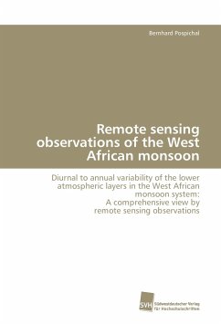 Remote sensing observations of the West African monsoon - Pospichal, Bernhard