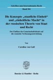 Die Konzepte »staatliche Einheit« und »einheitliche Macht« in der russischen Theorie von Staat und Recht.