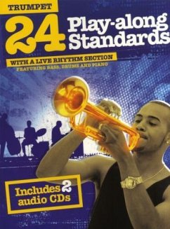 24 Play-Along Standards With A Live Rhythm Section - Trumpet, m. 2 Audio-CDs