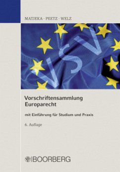 Cover Vorschriftensammlung Europarecht (EuR)