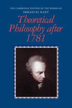 Theoretical Philosophy After 1781 - Kant, Immanuel
