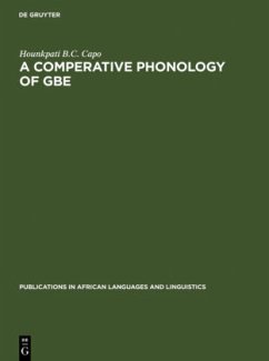 A Comparative Phonology of Gbe - Capo, Hounkpati B. C.
