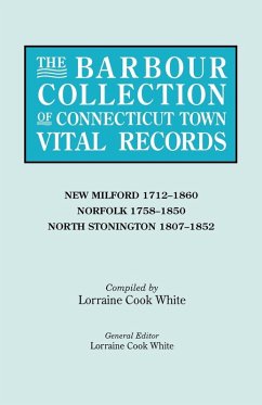 Cover Barbour Collection of Connecticut Town Vital Records. Volume 30
