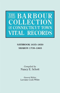 Cover Barbour Collection of Connecticut Town Vital Records. Volume 38