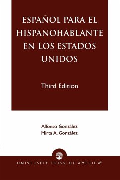 Espanol Para el Hispanohablante en los Estados Unidos - González, Alfonso; González, Mirta A.