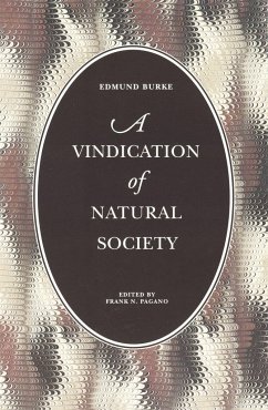 A Vindication of Natural Society (Liberty Classics Series)