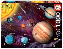 Carletto 9214461 - Educa, Solar System NEON, Puzzle, 1000 Teile