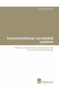 Unconventional correlated systems - Winterlik, Gerd Jürgen