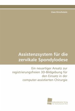 Assistenzsystem für die zervikale Spondylodese - Kirschstein, Uwe