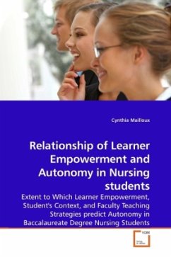 Relationship of Learner Empowerment and Autonomy in Nursing students - Mailloux, Cynthia