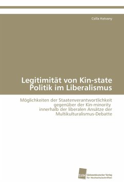 Legitimität von Kin-state Politik im Liberalismus - Hatvany, Csilla