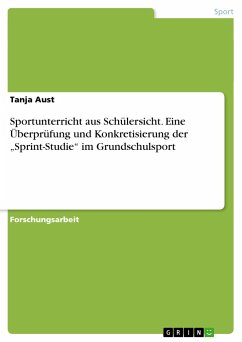 Sportunterricht aus Schülersicht. Eine Überprüfung und Konkretisierung der ¿Sprint-Studie¿ im Grundschulsport - Aust, Tanja