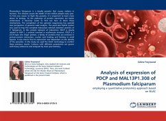 Analysis of expression of PDCP and MAL13P1.308 of Plasmodium falciparum