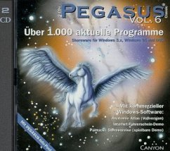 Über 1.000 aktuelle Shareware-Programme für DOS, Windows 3.1 und Windows 95, 2 CD-ROMs / Pegasus, CD-ROMs 6