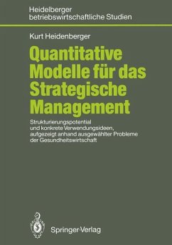 Quantitative Modelle für das Strategische Management - Heidenberger, Kurt