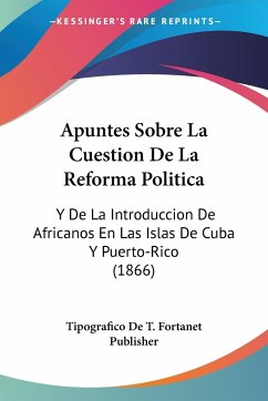 Apuntes Sobre La Cuestion De La Reforma Politica