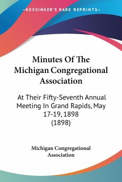 Minutes Of The Michigan Congregational Association