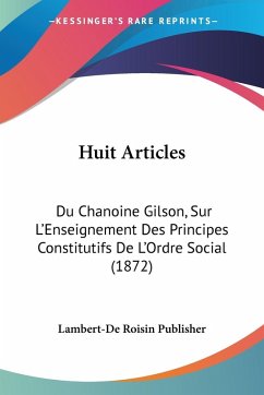 Huit Articles Huit Articles