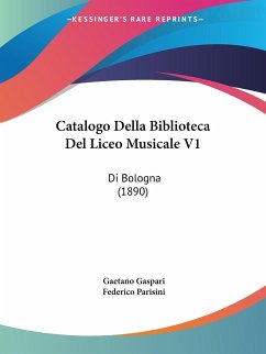 Catalogo Della Biblioteca Del Liceo Musicale V1