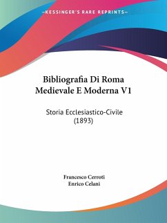 Bibliografia Di Roma Medievale E Moderna V1