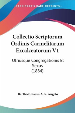 Collectio Scriptorum Ordinis Carmelitarum Excalceatorum V1