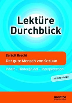 Cover Bertolt Brecht 'Der gute Mensch von Sezuan'