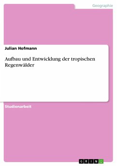 Aufbau und Entwicklung der tropischen Regenwälder - Hofmann, Julian