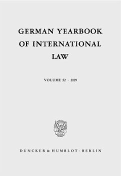 German Yearbook of International Law / Jahrbuch für Internationales Recht. Vol. 52 (2009) Cover German Yearbook of International Law / Jahrbuch für Internationales Recht. Vol. 52 (2009)