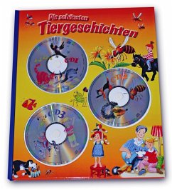 Die schönsten Tiergeschichten, m. 3 Audio-CD - Weglehner, Wilhelm