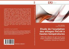 Étude de l'oxydation des alliages FeCrAl à hautes températures - Buscail, Henri;Tung NGUYEN, Cong