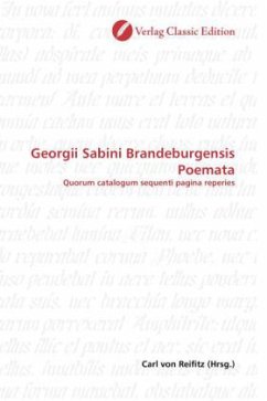 Georgii Sabini Brandeburgensis Poemata