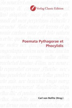 Poemata Pythagorae et Phocylidis