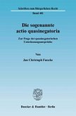 Die sogenannte actio quasinegatoria