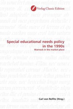 Special educational needs policy in the 1990s Special educational needs policy in the 1990s