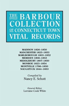 Cover Barbour Collection of Connecticut Town Vital Records. Volume 25