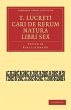 T. Lucreti Cari de Rerum Natura Libri... - Bild 1