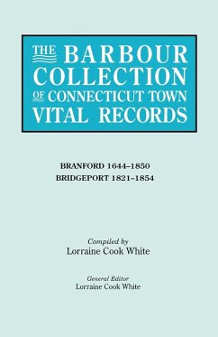 Cover Barbour Collection of Connecticut Town Vital Records. Volume 3