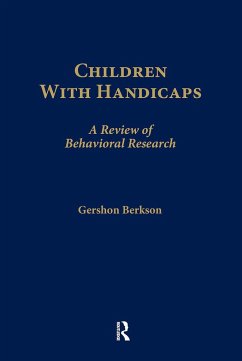 Children With Handicaps - Berkson, Gershon