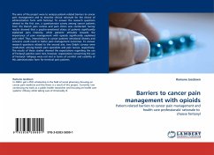 Barriers to cancer pain management with opioids - Jacobsen, Ramune