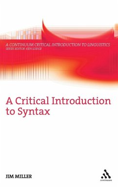 Cover A Critical Introduction to Syntax