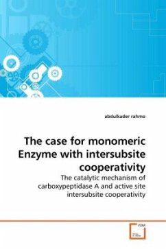 Cover The case for monomeric Enzyme with intersubsite cooperativity