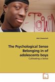 The Psychological Sense Belonging in of adolescents boys