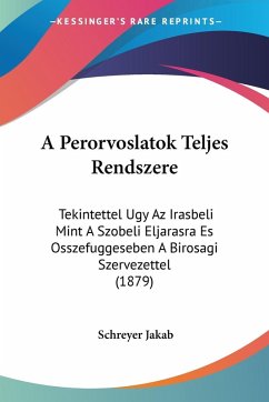 A Perorvoslatok Teljes Rendszere A Perorvoslatok Teljes Rendszere
