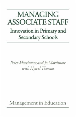 Managing Associate Staff - Mortimore, Peter; Mortimore, Jo; Montimore, Peter