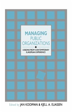 Managing Public Organizations - Kooiman, Jan / Eliassen, Kjell A (eds.)