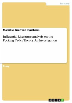 Influential Literature Analysis on the Pecking Order Theory: An Investigation - Ingelheim, Marsilius Graf von
