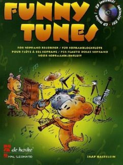Funny Tunes, für Sopranblockflöte, m. Audio-CD - Kastelein, Jaap