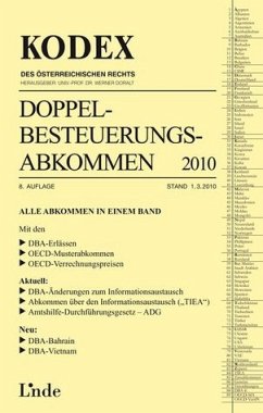 KODEX Doppelbesteuerungsabkommen 2010 (Kodex des Österreichischen Rechts)