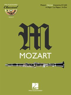 Klarinettenkonzert in A-Dur KV 622. Clarinet Concerto in A Major KV 622, für Klarinette, m. Audio-CD - Mozart, Wolfgang Amadeus