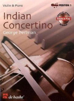 Indian Concertino, für Violine, m. Audio-CD - Perlman, George